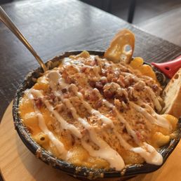 Macs Macaroni and Cheese Shop signature dishes Original Mac
Loaded Baked Potato Mac
Chicken Bacon Ranch Mac
